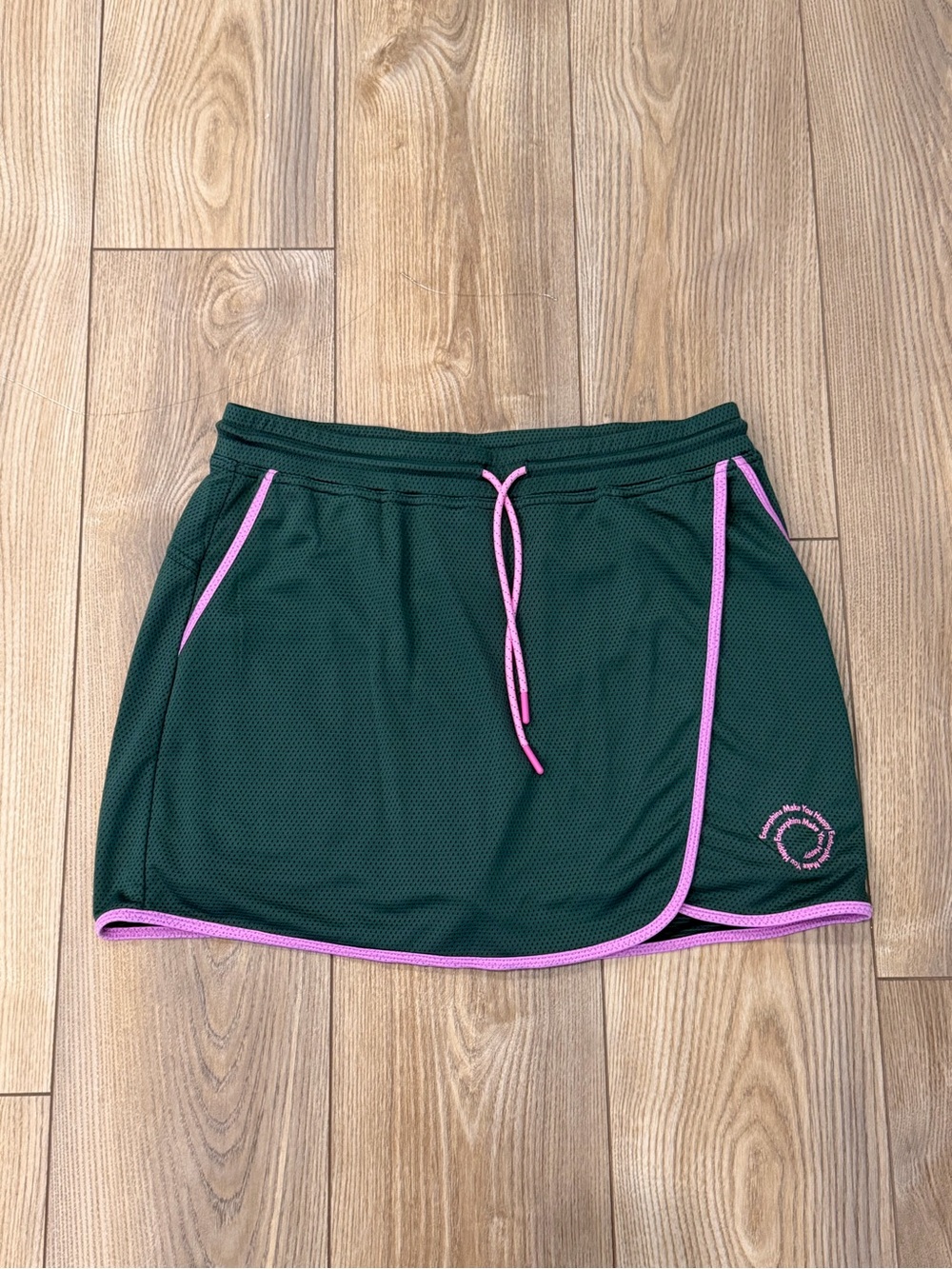 Outdoor Voices Green & Pink Skort